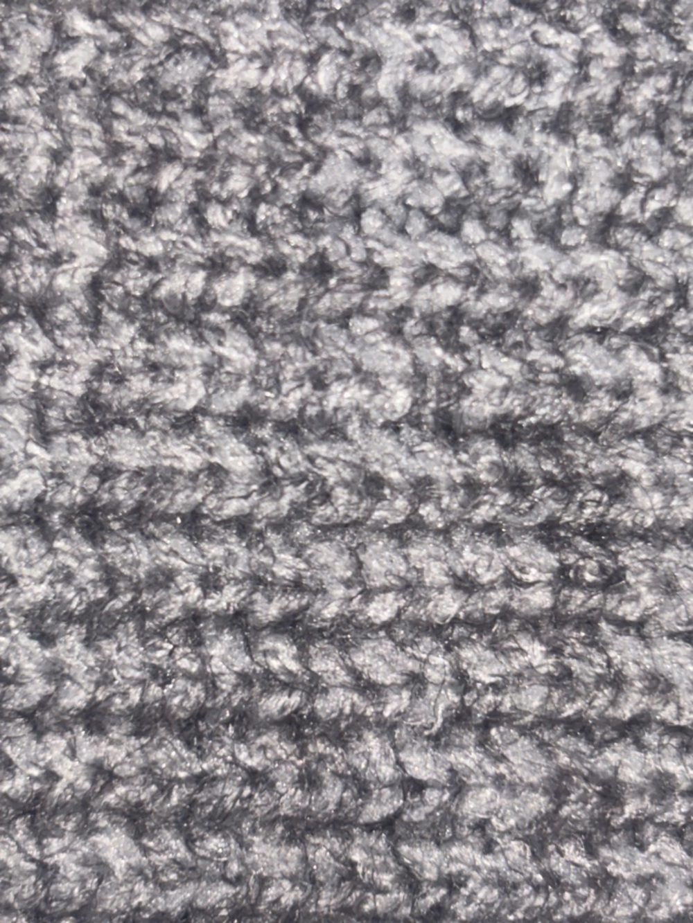 Gray Crewneck Sweater with Red & Black Stripe Detail - Picture 9 of 10